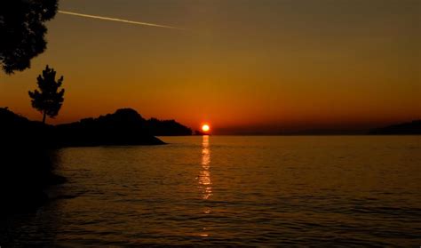 Free Picture Sunset Dawn Water Dusk Sun Backlit Star Sea
