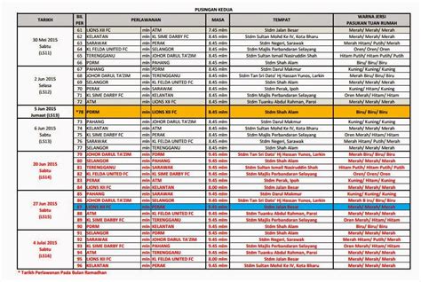 Jadual liga super malaysia 2018 liga malaysia bukanlah sehebat liga eropah, namun tetap memiliki peminat setia mereka jika kedai makan 'regular customer'. Jadual Perlawanan Bola Sepak Liga Super Malaysia 2015 ...