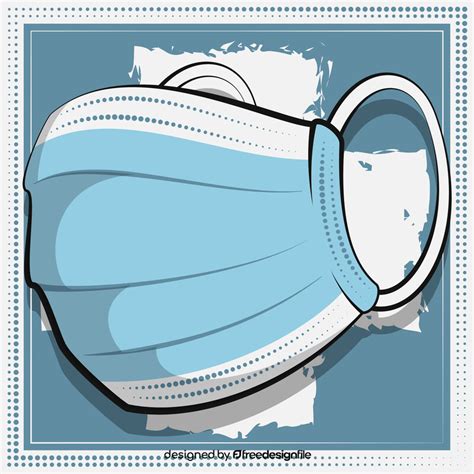 Surgical Mask Cartoon Vector Free Download