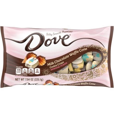 Dove Promises Milk Chocolate Waffle Cone Cookie Crisps Easter Candy Bag