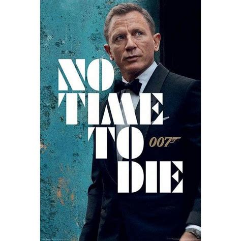James Bond No Time To Die Poster 007 Store 007store