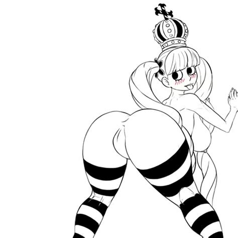 Anythinggoes Perona One Piece Animated Animated Gif 1girl Against