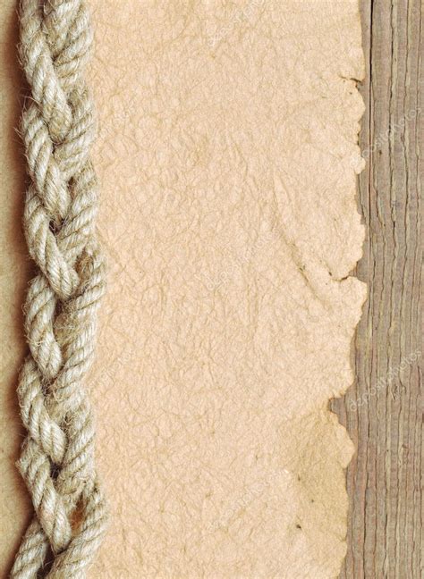 Old Paper With Rope Border — Stock Photo © Inxti74 5177374