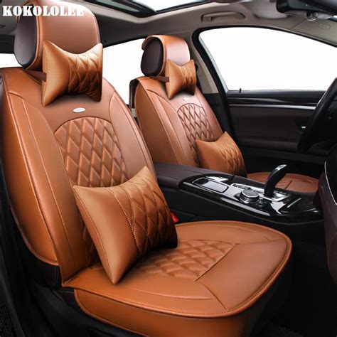 Kokololee Pu Leather Car Seat Covers For Skoda Octavia Fabia Superb