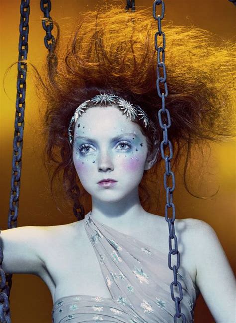 Lily Cole In So Poetic By Miles Aldridge For Vogue Italia August