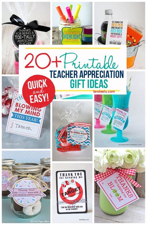 What are good appreciation gifts. Teacher Appreciation Week Gift Ideas - landeelu.com