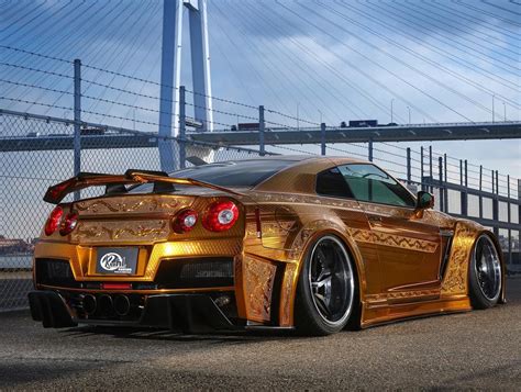 One Million Dollar Gold Plated Car Nissan Gt R X Auto News