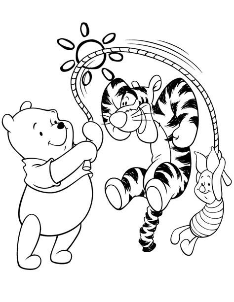Tigger Color Book Pages Cartoon Coloring Pages Coloring Books