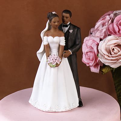 Wooden letter wedding cake topper, $23; Elegant African American Wedding Cake Topper | Black ...