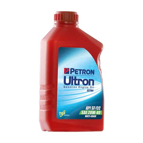 Petron Ultron Gasoline Engine Oil Extra Api Sfcc Multi Grade Sae 20w