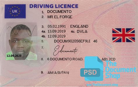Drivers License Uk 1 Thedocumentshop
