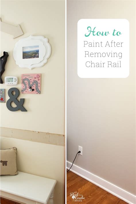 See more ideas about chair rail, home, wainscoting styles. How to Paint After Removing Chair Rail - The Real Thing ...