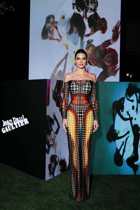 Kendall Jenner Gets Colorful In Maxi Dress At Jean Paul Gautier X Fwrd Footwear News