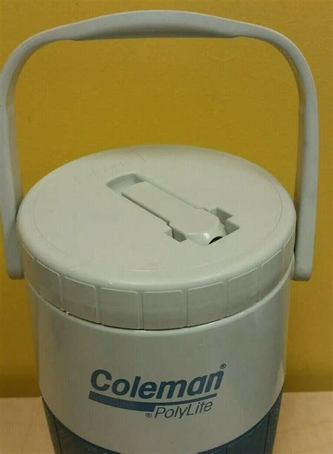 Coleman PolyLite 1 2 Half Gallon Water Cooler Jug Spout Made In USA