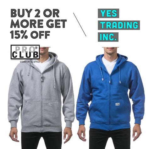 proclub pro club men s heavyweight full zipper hoodie plain zip up hooded jacket full zipper