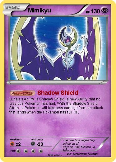 Check spelling or type a new query. Pokémon Mimikyu 27 27 - Shadow Shield - My Pokemon Card