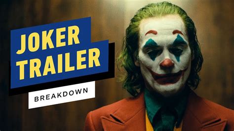 Joker Teaser Trailer Breakdown Youtube