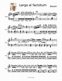 Largo al factotum Sheet music for Piano, Tuba (Solo) | Musescore.com