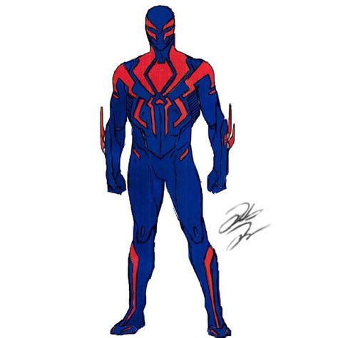 Spectacular Designs On Instagram Spider Man 2099 Traditional Color