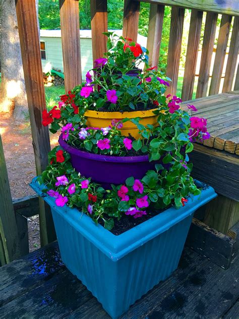 Stacked Flower Pots Stacked Flower Pots Flower Pots Plants