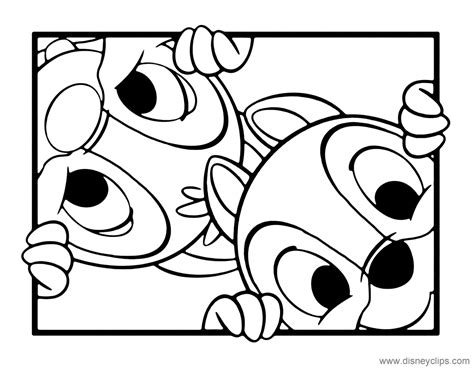 Chip Dale Coloring Pages Coloring Pages