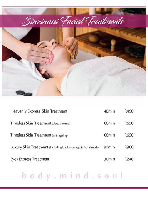 Treatment And Packages At Sinzinani Spa Treatments And Luxurious Packages Thaba Eco Hotel