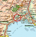 Montpellier Karte