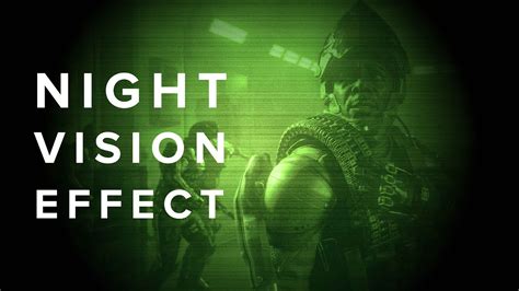 Night Vision Effect In Photoshop Youtube
