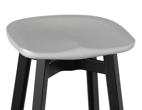 Our outdoor furniture is made from up to 100% recycled plastic, which diverts millions of pounds of plastic that would have been destined for our landfills, oceans, rivers, and lakes. Su Small Stool With Plastic Seat - hivemodern.com
