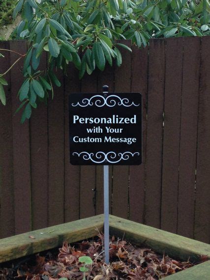Personalized Yard Sign With Metal Stake Custom Yard Sign Custom Yard