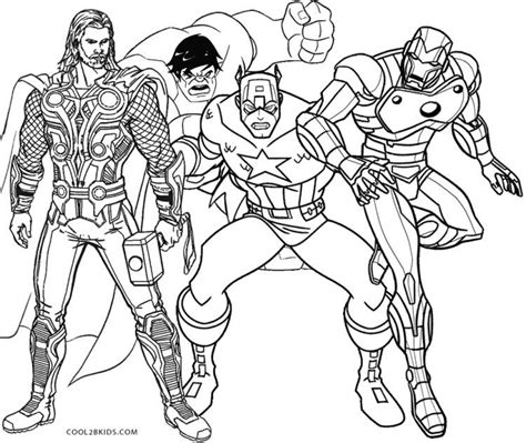 printable thor coloring pages