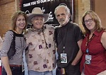 JJ and Christine with Ramblin' Jack and his manager Gaynell Rogers ...
