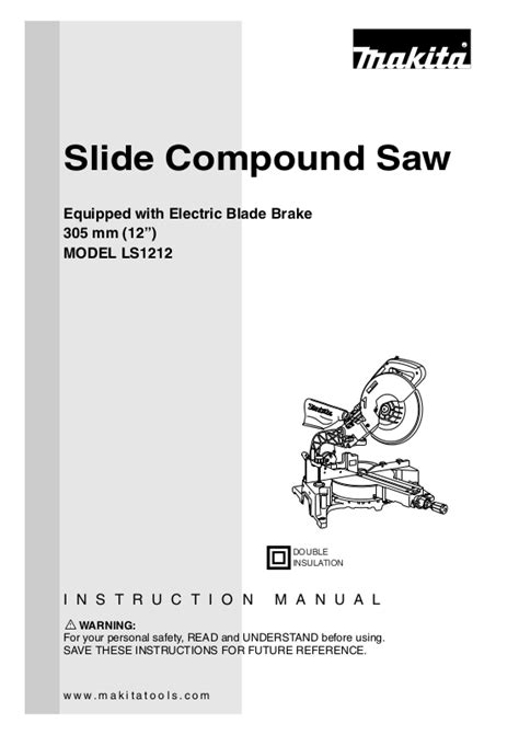 Makita Ls1212 User Manual