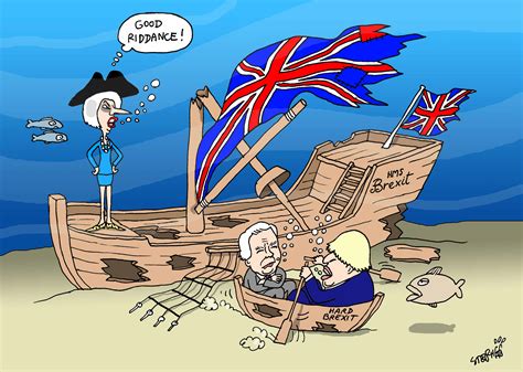 Le Brexit Est Un Naufrage Cartooning For Peace