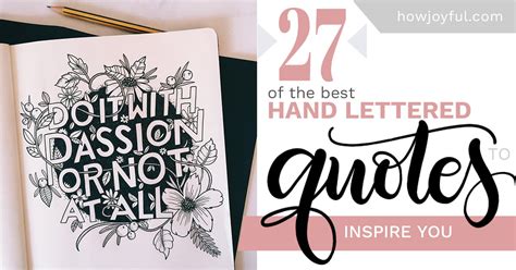 Of The Best Hand Lettering Quotes To Inspire You