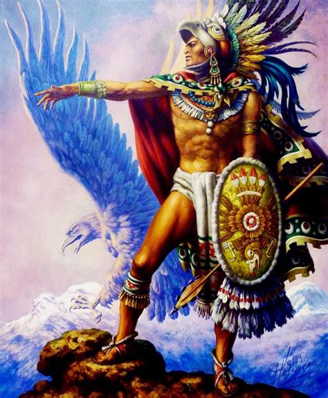 Aztec Warrior Arte Azteca Guerrero Azteca Imagenes De Guerreros Aztecas