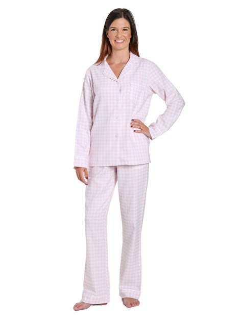 2pc Lightweight Flannel Womens Pajama Sets Noble Mount