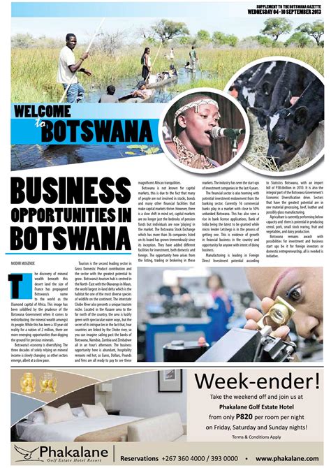 Welcome To Botswana By Gazettebw Issuu