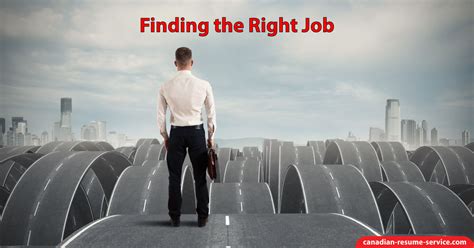 Finding The Right Job
