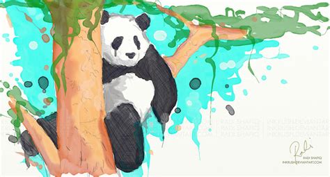 Emo Panda By Inkrush On Deviantart