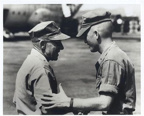 Victor H Krulak And Charles Krulak Undated Famous Marines Usmc Victor