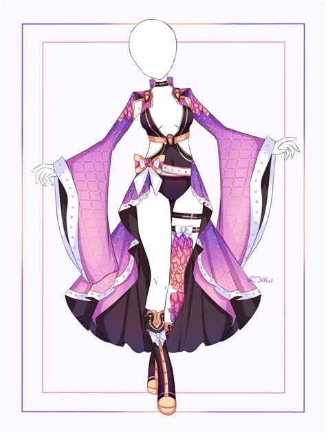 Closed Auction Outfit 419 Base By Xmikuchuu On Deviantart