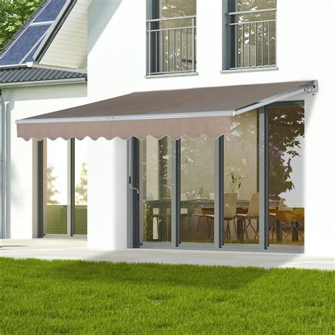 They are both durable and easy to assemble, and come with articulated corners. Patio Awning Canopy Retractable Deck Door Outdoor Sun ...
