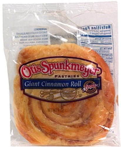 Otis Spunkmeyer Giant Cinnamon Roll 4 Oz Nutrition Information Innit