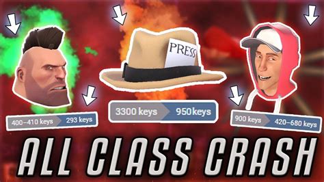 Tf2 The State Of All Class Unusuals All Class Hats Crashing Youtube
