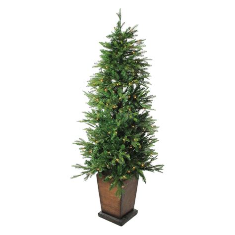 Northlight 6 Ft Potted Pine Led Pre Lit Christmas Tree