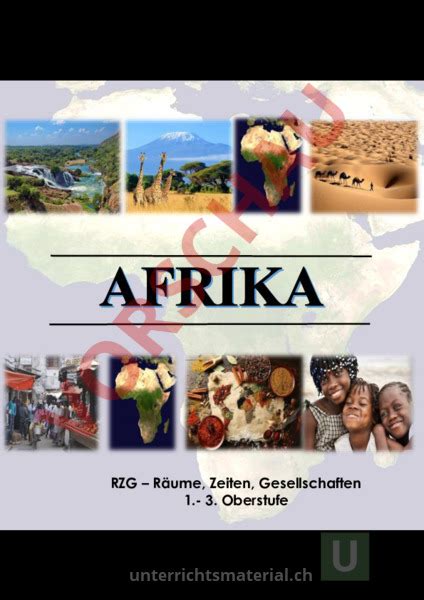 Arbeitsblatt Afrika Geografie Geographie Afrika