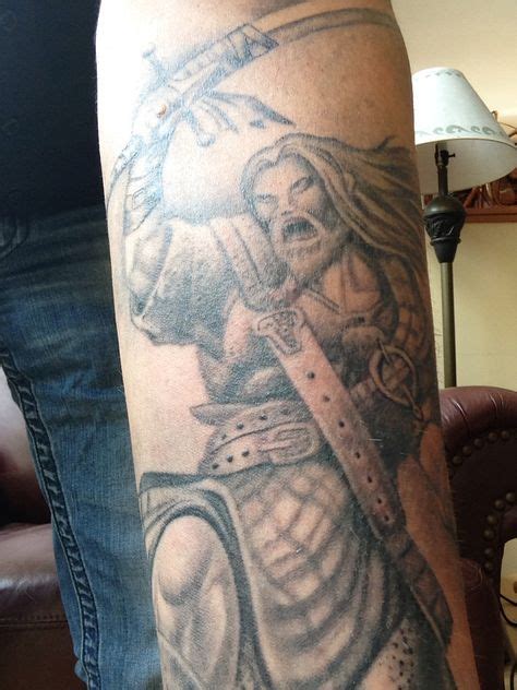 Scottish Highland Warrior Tattoo Tattoos Warrior Tattoos Tattoos Viking Tattoos