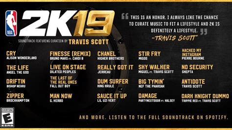 Nba 2k19 Soundtrack Listen To All The Official Songs