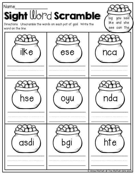 Free Word Unscramble Worksheets For Kindergarten Kindergarten Ab Word